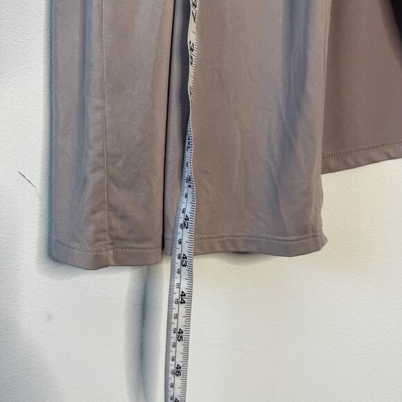 Lovers + Friends Dress Women Small Gray Asymmetric Faux Wrap Going Out Neutral - Picture 7 of 8